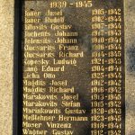 A memorial in Punitz, Austria, to fallen servicemen who died in WWII.